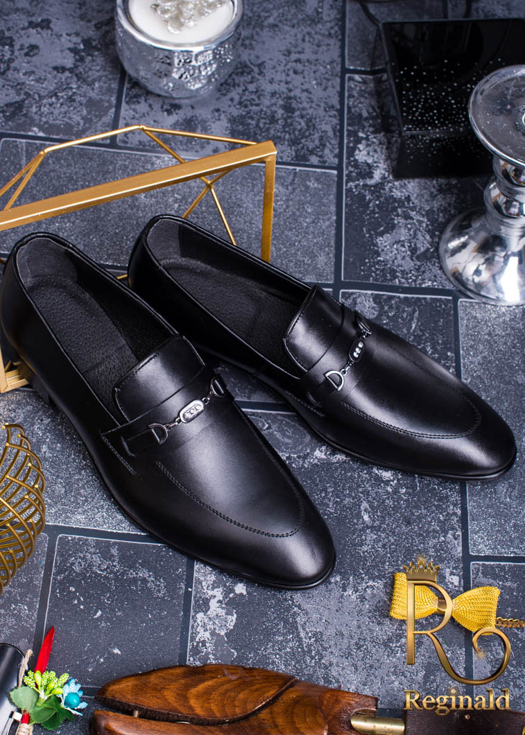 Pantofi Loafers Reginald din piele 100% - P188 - imagine 2