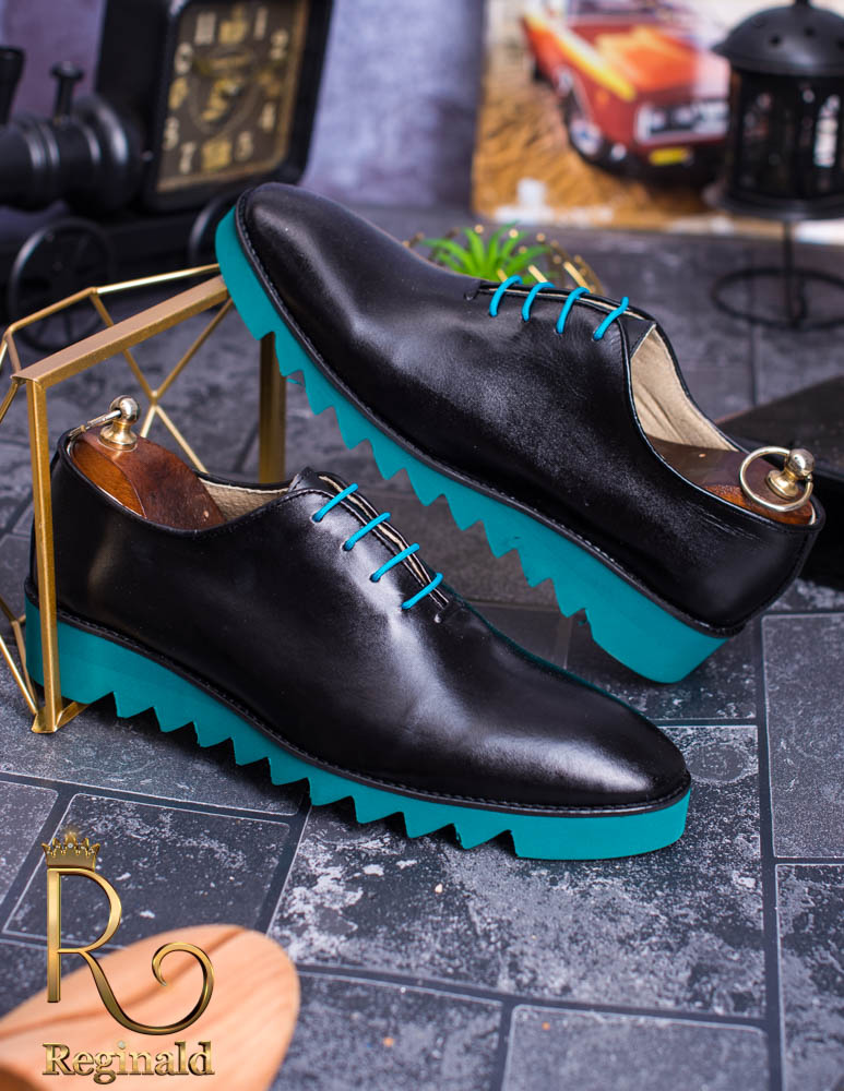 Pantofi de barbati din piele naturala fabricati in Romania - P1190 - imagine 3