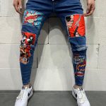 Blugi de bărbați, Skinny Fit, New Street Style - BG437