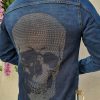 Geaca de blug pentru barbati, Slim Fit, Skeleton Skull - GB30