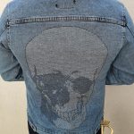 Geaca de blug pentru barbati, Slim Fit, Skeleton Skull - GB31
