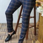 Pantaloni de barbati eleganti, croiala Slim Fit, - PN417