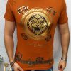 Tricou de barbati slim fit, imprimeu auriu Le Designers - TR118