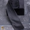 Cravata neagra model texturat cod - CV114