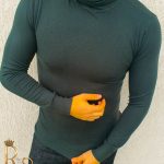 Helanca / Maleta para hombre, corte ajustado, verde oscuro – BZ212