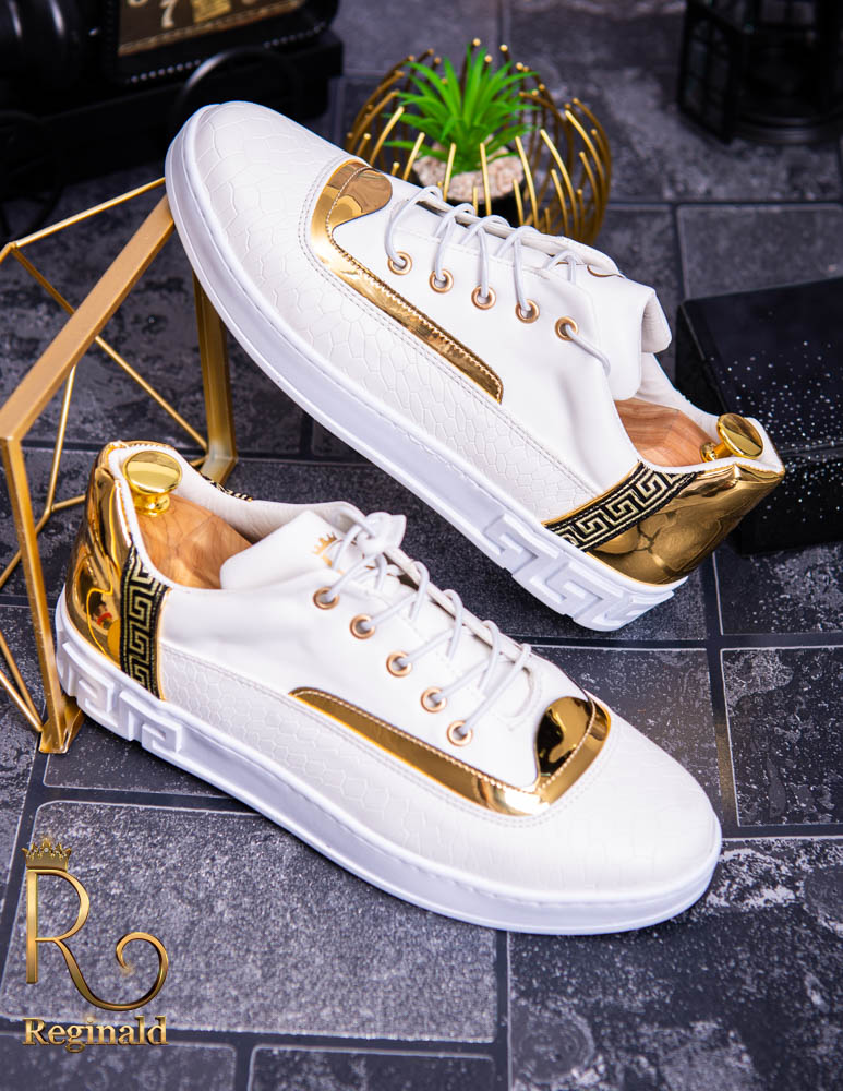 Tenisi Reginald albi, de barbati colectia 2021 – AD172 - imagine 8