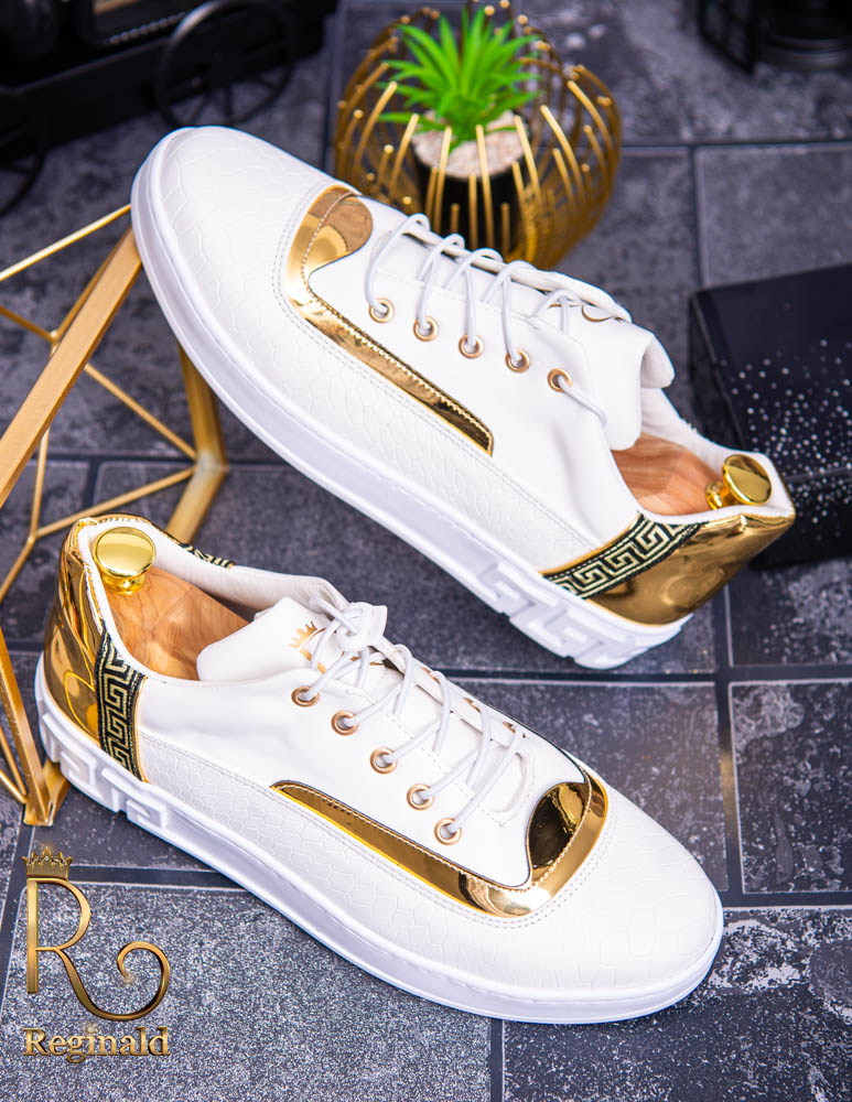 Tenisi Reginald albi, de barbati colectia 2021 – AD172 - imagine 6