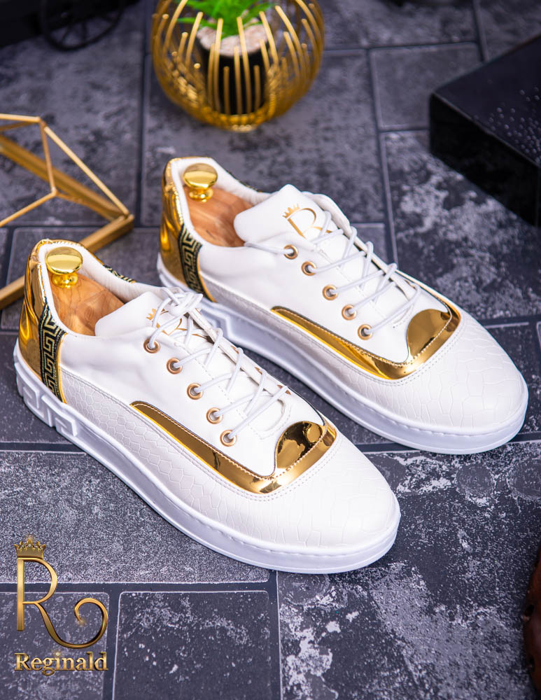 Tenisi Reginald albi, de barbati colectia 2021 – AD172 - imagine 5