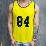 Maiou de barbati, Slim Fit, Galben, croiala lejera, nr. 85 – TR1006