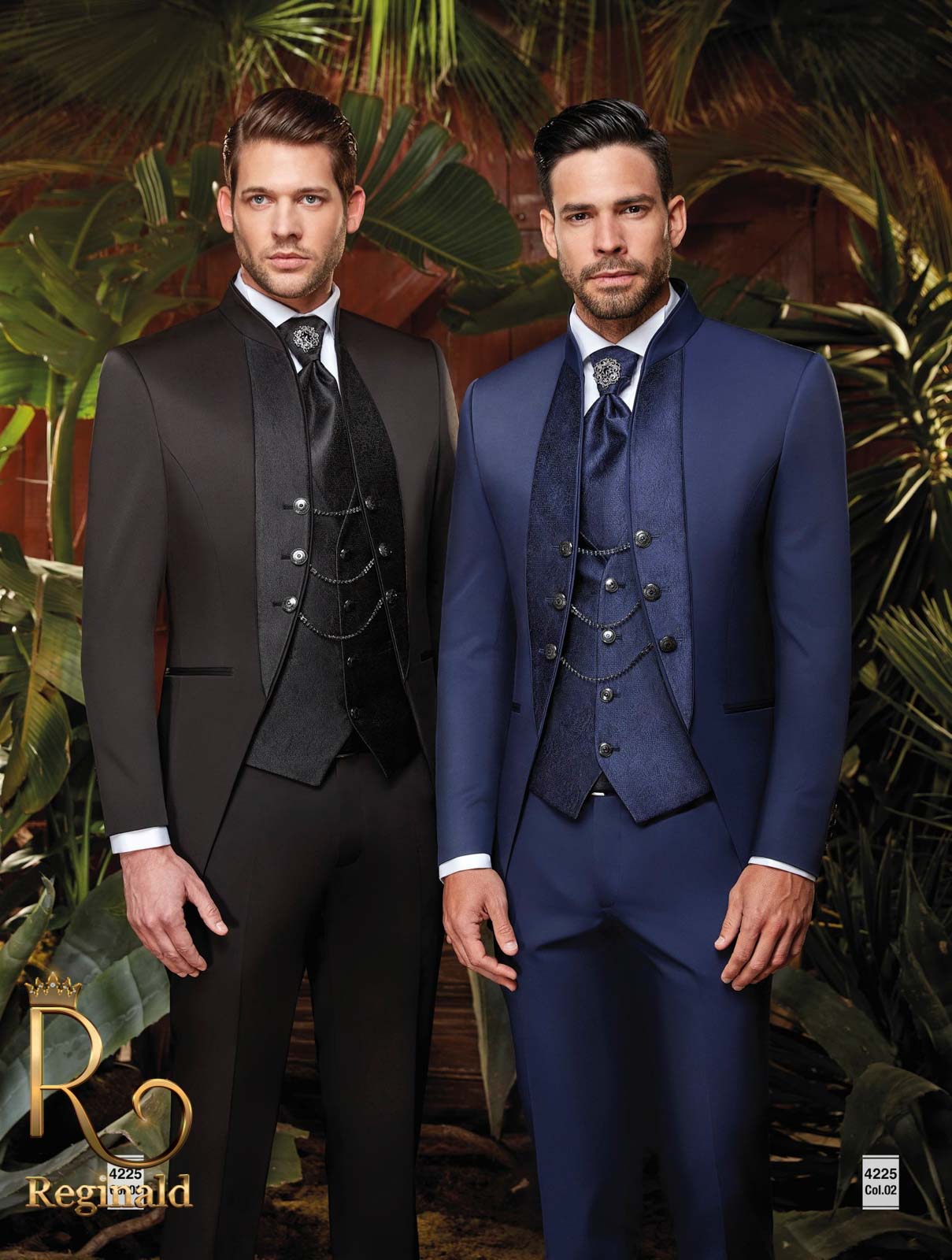 Costum de ceremonie Colectia 2021 ginere/mire, Sacou-Vesta-Pantalon-Cravata - C1751