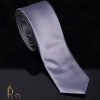 Cravata barbateasca gri slim - CV380