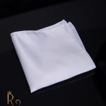 Pañuelo blanco para chaqueta de microfibra  - BS101