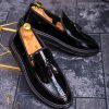 Mocasini casual de barbati, Negri lacuiti, Talpa inalta neagra – AD290