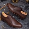 Pantofi de barbati, maro, din piele naturala - P1272