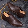 Pantofi de barbati, maro, din piele naturala - P1290