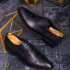 Pantofi de barbati, negri, din piele naturala - P1284