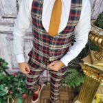 Completo da uomo, gilet e pantaloni - CU223