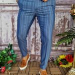 Pantaloni eleganti da uomo, vestibilità slim-fit - PN593
