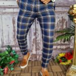 Pantaloni eleganti de barbati, croiala slim-fit - PN585