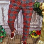 Pantaloni eleganti de barbati, croiala slim-fit - PN596