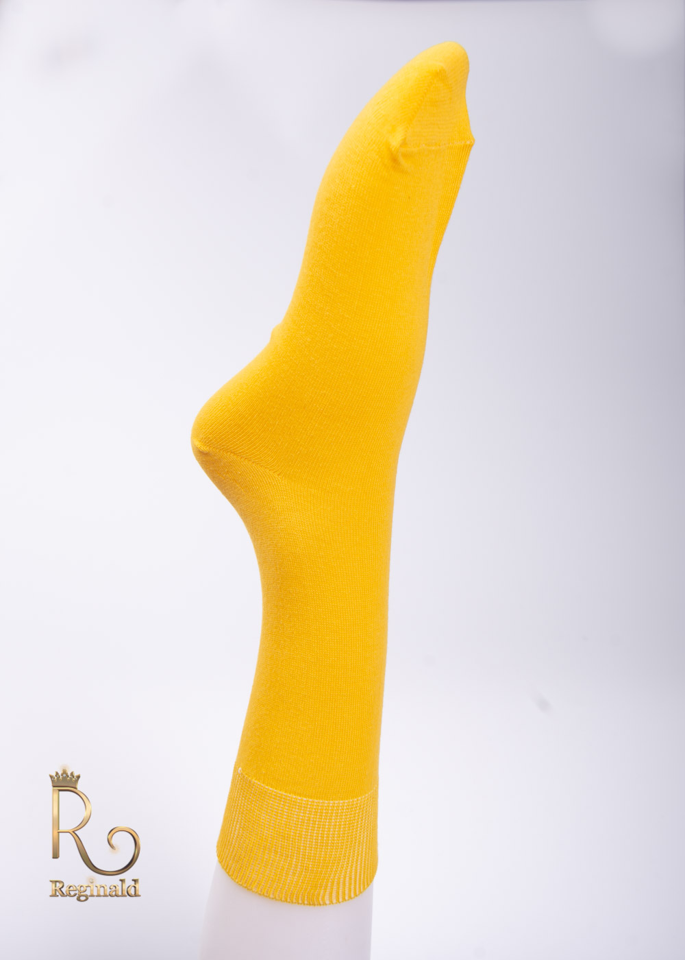 Calcetines largos hombre amarillos: 80% Algodón - 20% Poliamida - ST117