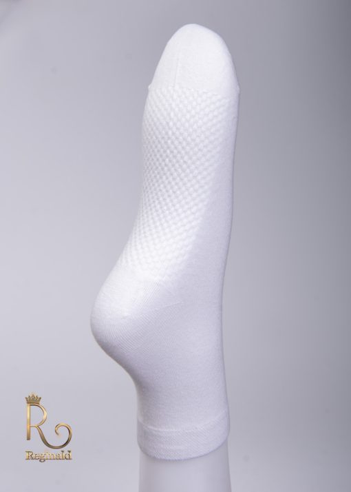 Chaussettes blanches pour homme, Massage : 95% Coton - 5% Spandex