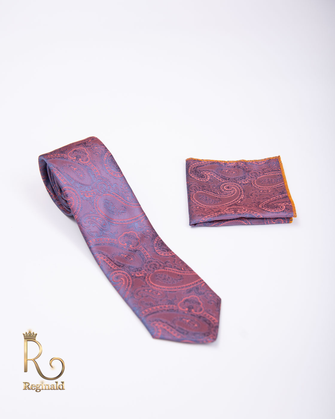 Cravata cu batista de bărbați, Multicolora - CV633