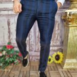 Pantaloni eleganți de bărbați, Slim Fit si Conici - PN650