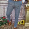 Pantaloni eleganți de bărbați, Slim Fit si Conici - PN646