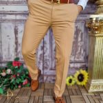 Pantaloni eleganți de bărbați, Slim Fit si Conici - PN645