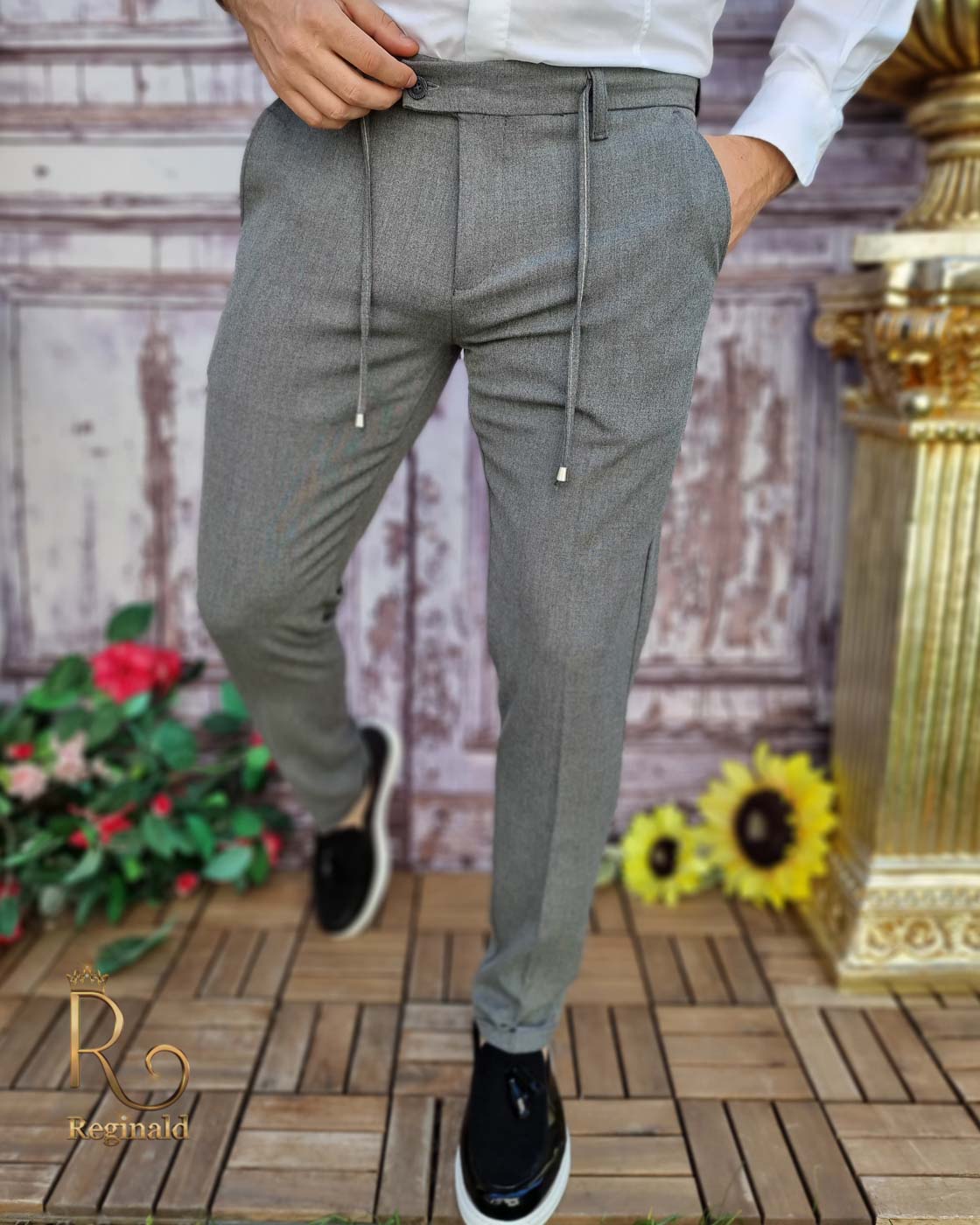 104SF Trousers Dark Gray — Stephen F