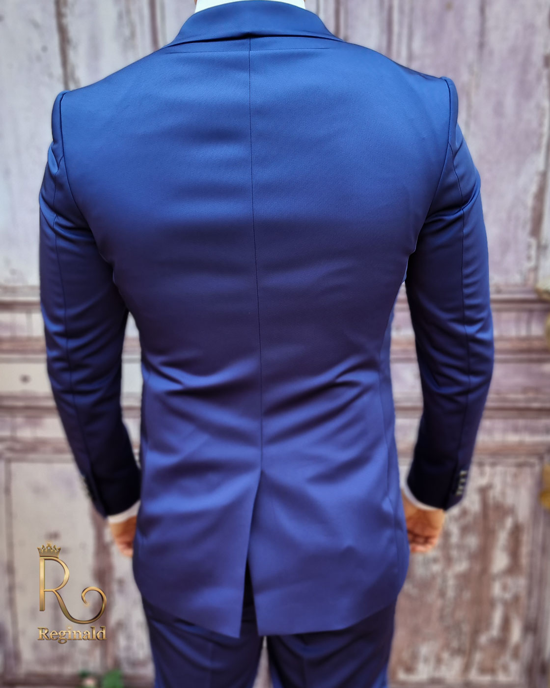 Costum ceremonie , Sacou-Vesta-Pantalon-Cravata - C3684 - imagine 6