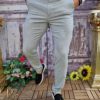 Pantaloni eleganți de bărbați, Gri, Slim Fit si Conici - PN665