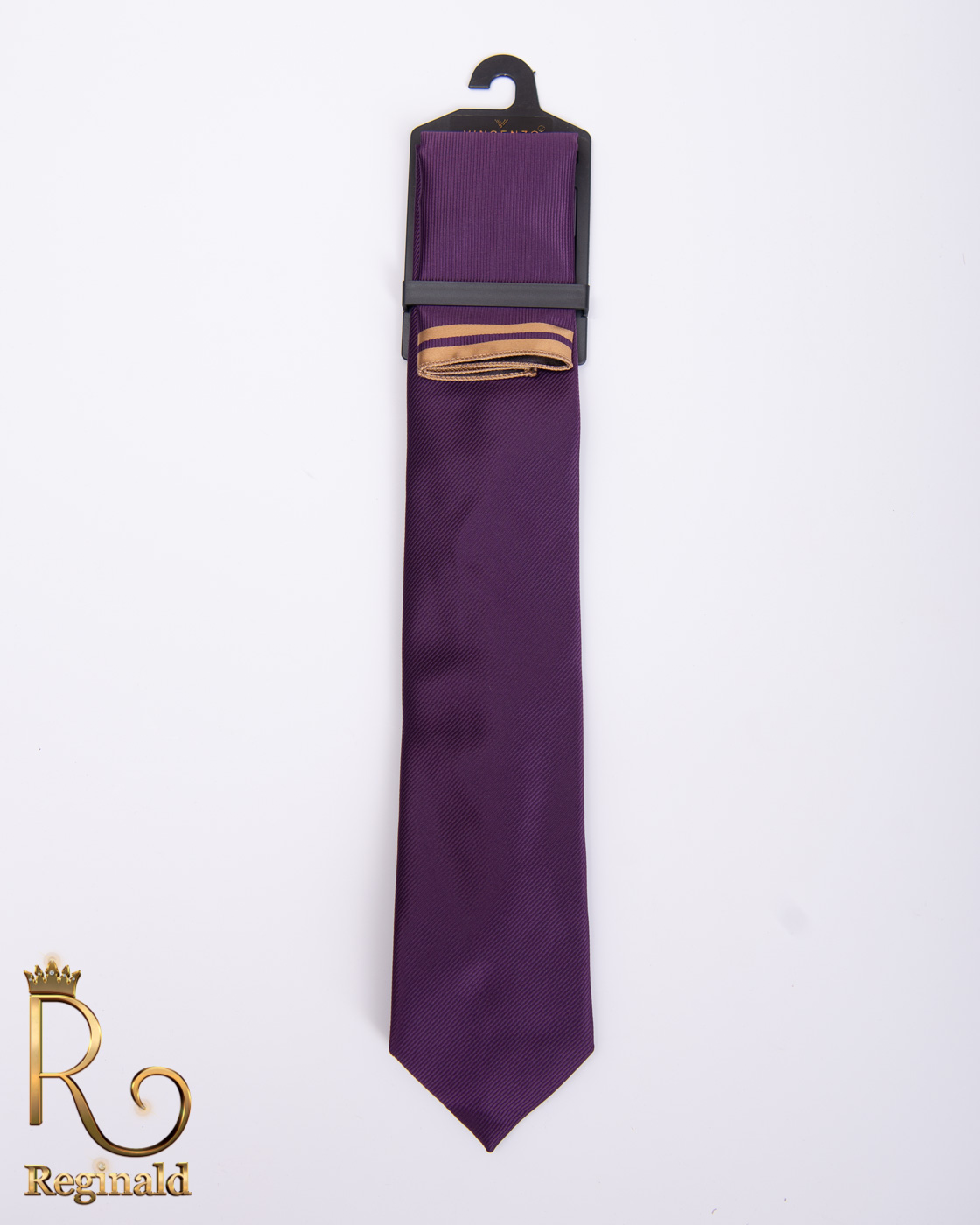 Cravata de barbati cu batista Mov – CV731