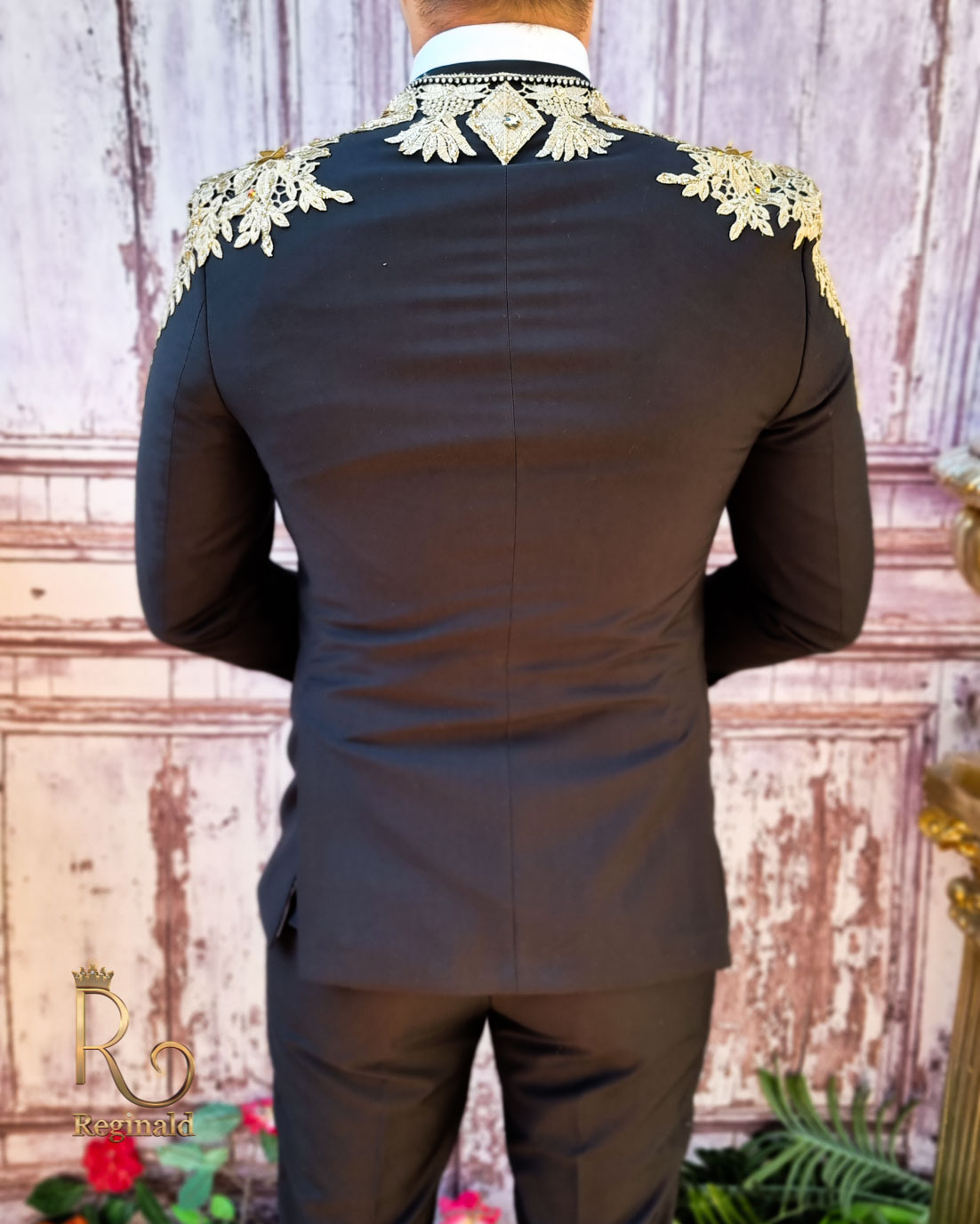 Costum de ceremonie, Colecția 2022, Sacou, Vesta, Pantalon si Cravata - C3850 - imagine 7