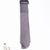 Cravata de bărbați, Gri cu model - CV784