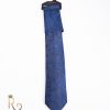 Cravata de bărbați, Bleumarin cu model - CV779
