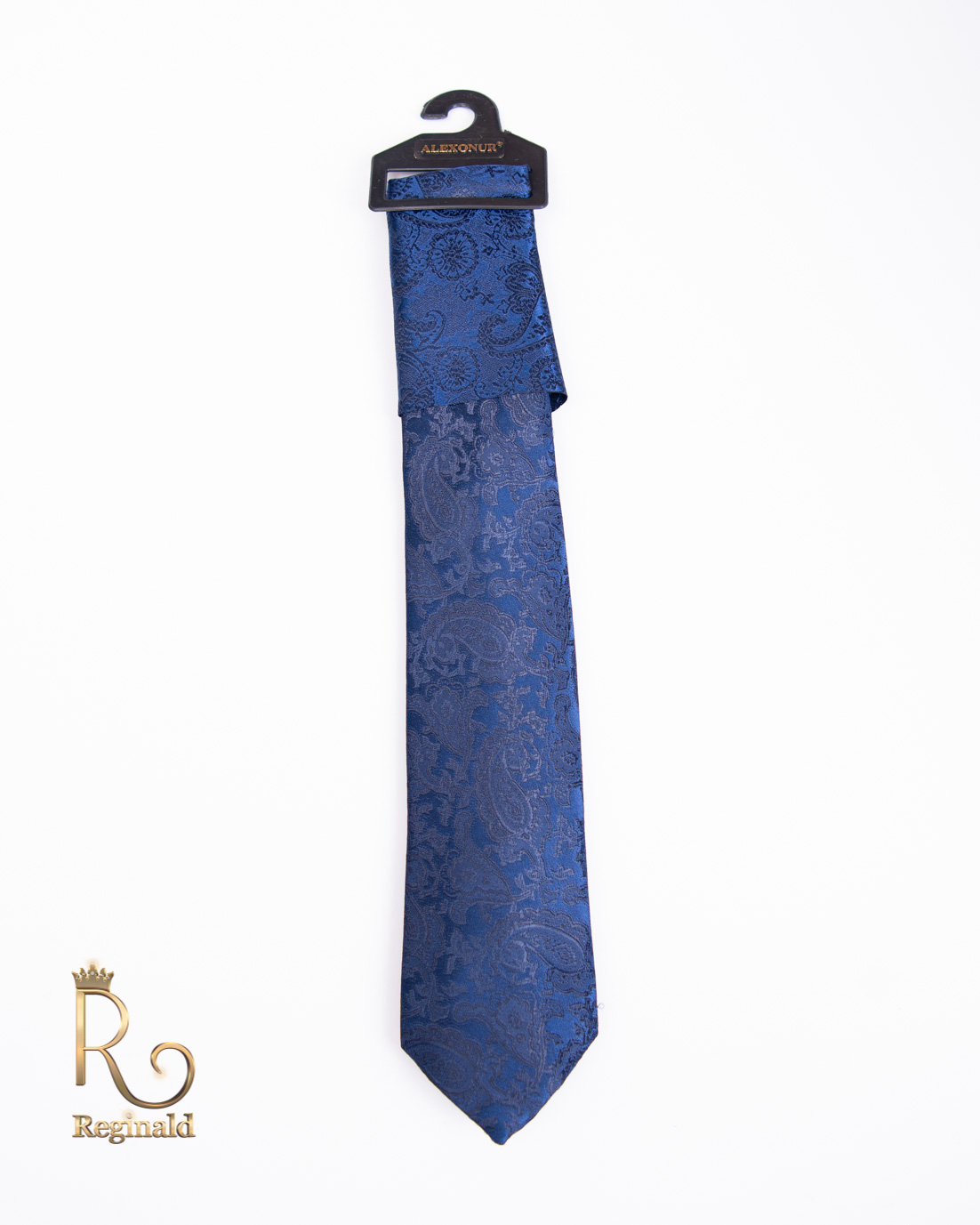 Cravata de bărbați, Bleumarin cu model - CV779