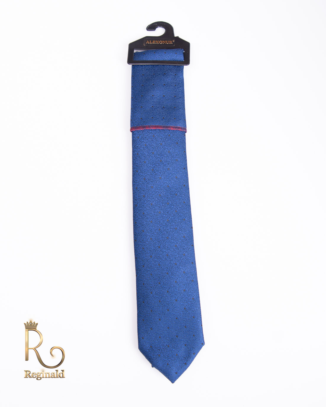 Cravata de bărbați, Bleumarin cu model - CV774