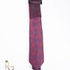Cravata de bărbați, Grena cu model - CV773