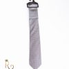 Cravata de bărbați, Gri cu model - CV768