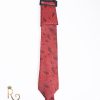Cravata de bărbați, Grena cu model - CV767