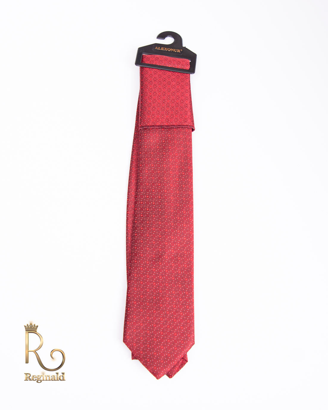 Cravata de bărbați, Bordo cu model - CV765