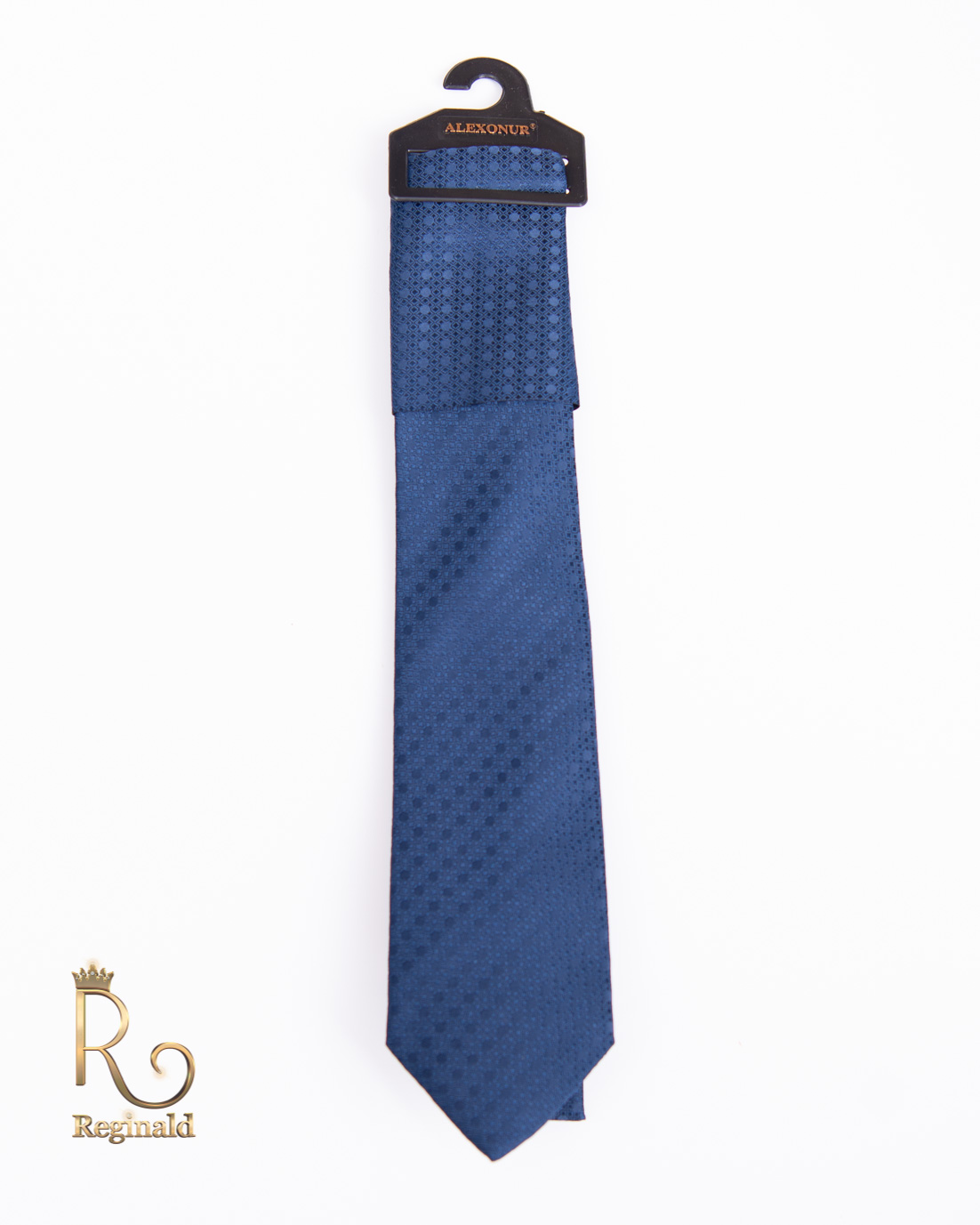 Cravata de bărbați, Bleumarin cu model - CV791