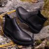 Ghete de bărbați, Negre din piele - GH118