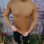 Helanca / Maleta de bărbați, Slim Fit, Maro – BZ280
