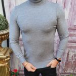 Helanca / Maleta de bărbați, Slim Fit, Gri deschis – BZ270