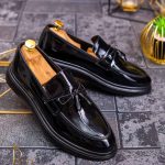 Mocasini casual, Negri lacuiti, Talpa usoara, neagra – AD510