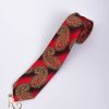 Cravata barbateasca, rosie/visinie cu model - CV835