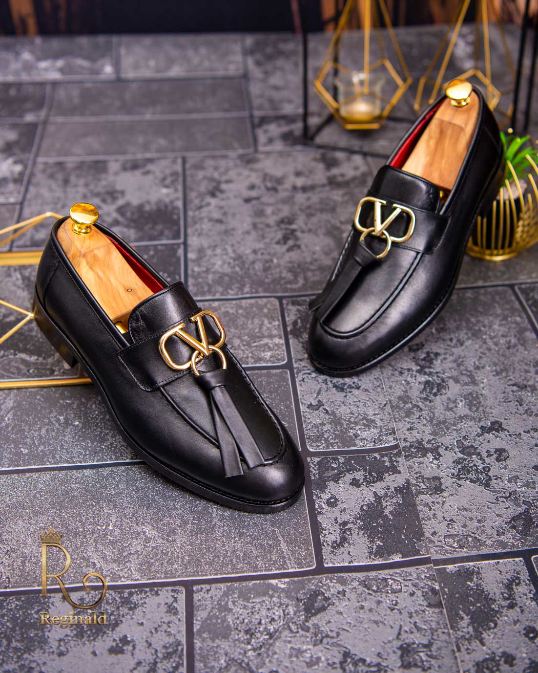 Pantofi Mocasini / loafers de barbati din piele naturala - P1125
